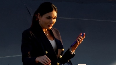 Loomer, who accompanied Trump on his campaign trips before allegedly being barred from his aircraft, reacted after Ortagus shared a picture of herself with Trump's divisive FBI Director nominee, Kash Patel. (REUTERS)