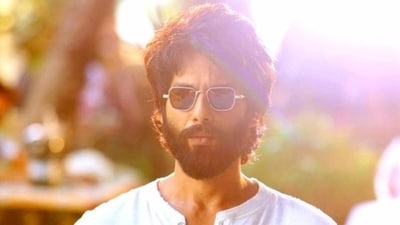 Shahid Kapoor in a still from Kabir Singh. Shahid Kapoor in a still from Kabir Singh.