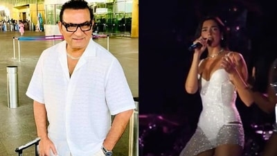 Abhijeet Bhattacharya (left) Dua Lipa (right) Abhijeet Bhattacharya (left) Dua Lipa (right)