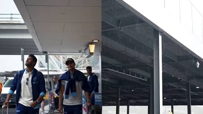 India arrived to a rainy weather in Adelaide India arrived to a rainy weather in Adelaide