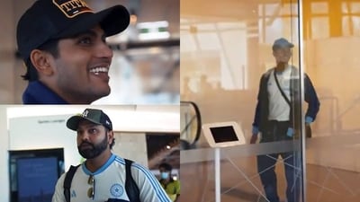 Indian team arrived in Adelaide on Monday Indian team arrived in Adelaide on Monday