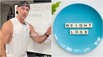 Nick Conaway shared a video explaining four essential tips to lose 4 kilos in a month. (Instagram/@thefitover40man) Nick Conaway shared a video explaining four essential tips to lose 4 kilos in a month. (Instagram/@thefitover40man)