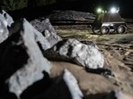 Pic- The Canadian lunar rover will fly as part of NASA's Commercial Lunar Payload Services initiative. (Photo by Alexis Aubin / AFP) Pic- The Canadian lunar rover will fly as part of NASA's Commercial Lunar Payload Services initiative. (Photo by Alexis Aubin / AFP)
