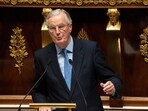 Michel Barnier, France's prime minister, speaks during a no-confidence debate at the National Assembly in Paris, France, on Wednesday, Dec. 4, 2024. Michel Barnier, France's prime minister, speaks during a no-confidence debate at the National Assembly in Paris, France, on Wednesday, Dec. 4, 2024.