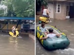 The video was reportedly recorded before the cyclone's landfall along the Puducherry-Tamil Nadu coast on November 30. The video was reportedly recorded before the cyclone's landfall along the Puducherry-Tamil Nadu coast on November 30.