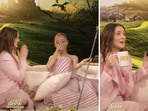 Ariana Grande fought back tears as Drew Barrymore surprised her with the original Glinda's wand