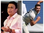 Sunil Gavaskar and Josh Hazlewood Sunil Gavaskar and Josh Hazlewood