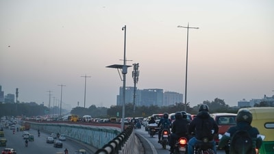 By the time the fire tenders arrived, both vehicles were fully engulfed in flames (Parveen Kumar/Hindustan Times (representative)) By the time the fire tenders arrived, both vehicles were fully engulfed in flames (Parveen Kumar/Hindustan Times (representative))