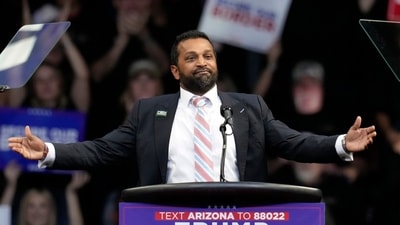 Kash Patel will replace Christopher Wray as the director of the Federal Bureau of Investigation. (FBI) (AP) Kash Patel will replace Christopher Wray as the director of the Federal Bureau of Investigation. (FBI) (AP)