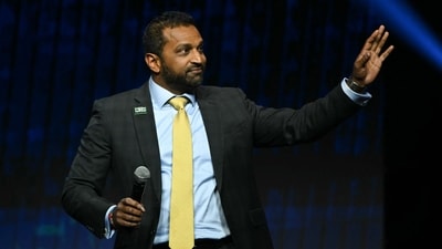 US President-elect Donald Trump nominated Kash Patel as FBI director on November 30, 2024. (Photo by Patrick T. Fallon / AFP) (AFP) US President-elect Donald Trump nominated Kash Patel as FBI director on November 30, 2024. (Photo by Patrick T. Fallon / AFP) (AFP)