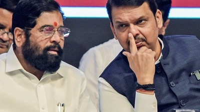 Maharashtra, Nov 27 (ANI): (File Photo) Maharashtra Chief Minister Eknath Shinde with Deputy Chief Minister Devendra Fadnavis. (ANI Photo) (ANI)