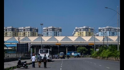Mumbai, India - Oct. 23, 2024: A view of the infrastructure at Ulew in Navi Mumbai, near Mumbai, India, on Wednesday, October 23, 2024. (Photo by Satish Bate/ Hindustan Times) (Hindustan Times)