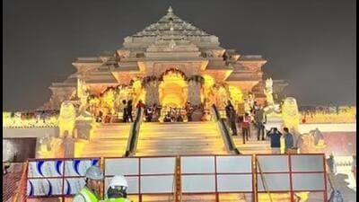 Newly built Ram Mandir in Ayodhaya (File photo)