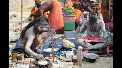 Seers have started coming to Prayagraj for Mahakumbh 2025 (Anil Kumar Maurya/HT) Seers have started coming to Prayagraj for Mahakumbh 2025 (Anil Kumar Maurya/HT)