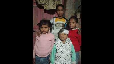 The four children of Kushmesh and Aarti Kannaujia, who were killed in a road accident on Monday evening. (Sourced) The four children of Kushmesh and Aarti Kannaujia, who were killed in a road accident on Monday evening. (Sourced)