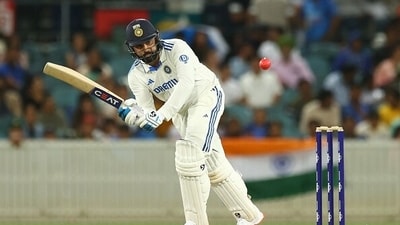 Rohit Sharma batted at 4 in the practice match and scored 3 runs (Getty) Rohit Sharma batted at 4 in the practice match and scored 3 runs (Getty)