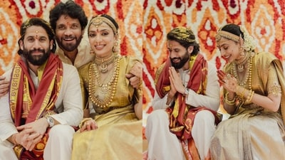 First look into Naga Chaitanya and Sobhita Dhulipala's wedding First look into Naga Chaitanya and Sobhita Dhulipala's wedding