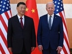 US President Joe Biden (Right) and China's President Xi Jinping (Left)