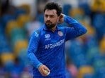 Afghanistan cricketer Rashid Khan. Afghanistan cricketer Rashid Khan.