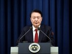 South Korean President Yoon Suk Yeol delivers a speech to declare martial law in Seoul, South Korea.