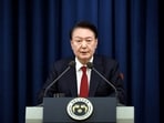 South Korean President Yoon Suk Yeol delivers a speech to declare martial law in Seoul, South Korea, December 3, 2024.