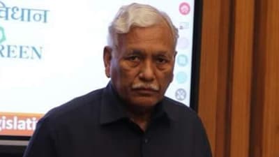 Assembly Speaker Ram Niwas Goel. (X) Assembly Speaker Ram Niwas Goel. (X)