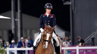 Britain's Charlotte Dujardin, riding Gio (AP) Britain's Charlotte Dujardin, riding Gio (AP)