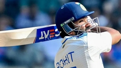 Rohit Sharma made his Test debut in 2013 during Sachin Tendulkar's farewell Test series against West Indies. (AFP Photo) Rohit Sharma made his Test debut in 2013 during Sachin Tendulkar's farewell Test series against West Indies. (AFP Photo)