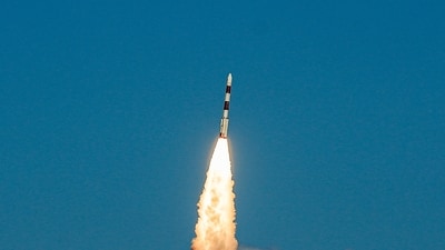 ISRO's launch vehicle PSLV-C59 carrying two satellites of European Space Agency's (ESA) Proba-3 spacecraft lifts off from Satish Dhawan Space Centre, in Sriharikota (PTI) ISRO's launch vehicle PSLV-C59 carrying two satellites of European Space Agency's (ESA) Proba-3 spacecraft lifts off from Satish Dhawan Space Centre, in Sriharikota (PTI)