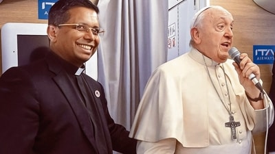Pope Francis will preside over Koovakad’s elevation. (AP) Pope Francis will preside over Koovakad’s elevation. (AP)