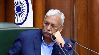 Speaker Ram Niwas Goel. (Delhi Govt / Shrikant Singh/ Ani) Speaker Ram Niwas Goel. (Delhi Govt / Shrikant Singh/ Ani)