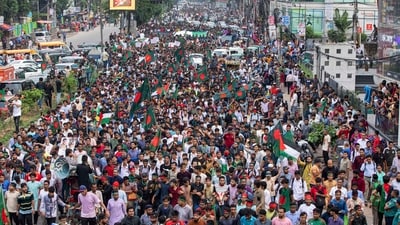 The July uprising saw students protesting against the quota system for government jobs. The July uprising saw students protesting against the quota system for government jobs.