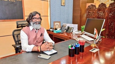 Jharkhand Mukti Morcha (JMM) executive president and CM Hemant Soren. (ANI) Jharkhand Mukti Morcha (JMM) executive president and CM Hemant Soren. (ANI)