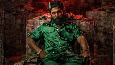 Allu Arjun plays Pushpa Raj in Pushpa 2: The Rule.