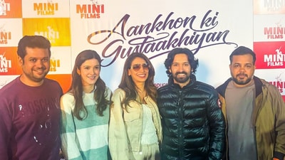 Shanaya Kapoor and Vikrant Massey are shooting in Dehradun for Aankhon Ki Gustaakhiyan. Shanaya Kapoor and Vikrant Massey are shooting in Dehradun for Aankhon Ki Gustaakhiyan.