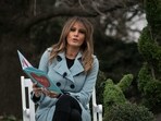 Melania Trump reads a book to children during the annual Easter Egg Roll at the White House in Washington, Melania Trump reads a book to children during the annual Easter Egg Roll at the White House in Washington,
