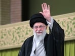 Iran's Supreme Leader Ayatollah Ali Khamenei waves during a meeting with students in Tehran. (File)