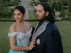 Radhika Merchant and Anant Ambani during their pre-wedding celebrations. Radhika Merchant and Anant Ambani during their pre-wedding celebrations.