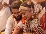 Naga Chaitanya and Sobhita Dhulipala enjoying the ring game post their wedding.