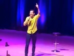 Amini, during his recent comedy show, enthusiastically repeated the chant after a member of the audience brought it up. Amini, during his recent comedy show, enthusiastically repeated the chant after a member of the audience brought it up.