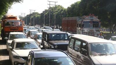 A meeting for traffic decongestion has been called by the DC on December 10. (HT Photo) A meeting for traffic decongestion has been called by the DC on December 10. (HT Photo)