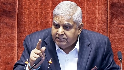Rajya Sabha Chairman Jagdeep Dhankhar conducts the proceedings of the House during the Winter Session of Parliament, in New Delhi. (ANI Photo/SansadTV) Rajya Sabha Chairman Jagdeep Dhankhar conducts the proceedings of the House during the Winter Session of Parliament, in New Delhi. (ANI Photo/SansadTV)