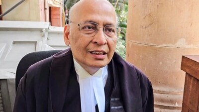 Congress MP Abhishek Manu Singhvi interacts with the media over the alleged recovery of a wad of currency notes by security staff from his allotted seat in the Rajya Sabha. (PTI) Congress MP Abhishek Manu Singhvi interacts with the media over the alleged recovery of a wad of currency notes by security staff from his allotted seat in the Rajya Sabha. (PTI)