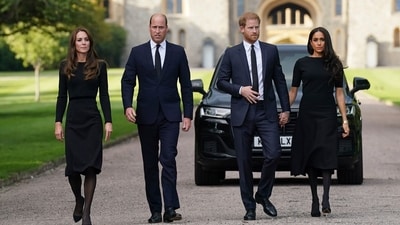 Prince William and Kate Middleton are committed to a united front in their royal roles, unlike Prince Harry and Meghan Markle, who are increasingly pursuing solo projects. (AP) Prince William and Kate Middleton are committed to a united front in their royal roles, unlike Prince Harry and Meghan Markle, who are increasingly pursuing solo projects. (AP)