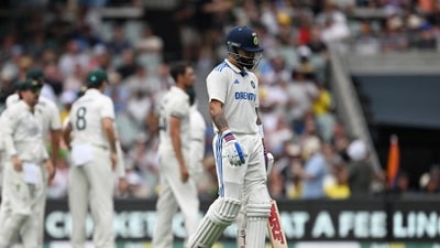 Indian batsman Virat Kohli walks off the field after his dismissal on day one of the second Test match against Australia (AFP) Indian batsman Virat Kohli walks off the field after his dismissal on day one of the second Test match against Australia (AFP)