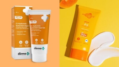 A good sunscreen for oily skin can keep it protected without causing greasiness. (The Derma Co/Aqualogica) A good sunscreen for oily skin can keep it protected without causing greasiness. (The Derma Co/Aqualogica)
