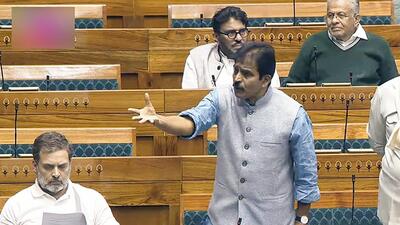 Congress MP KC Venugopal alleged that Lok Sabha Speaker Om Birla was under pressure from the government. (ANI) Congress MP KC Venugopal alleged that Lok Sabha Speaker Om Birla was under pressure from the government. (ANI)