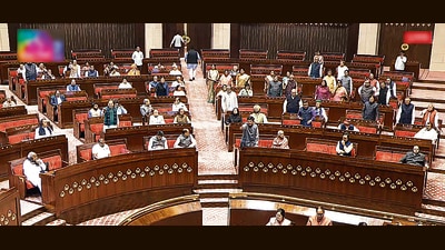 Dhankhar said an anti-sabotage team, while carrying out the mandatory search inside the House on Thursday, found a wad of currency notes from seat number 222 allotted to Singhvi. Singhvi termed the incident “bizarre” and demanded a probe into what he described as a “security lapse”. (Sansad TV) Dhankhar said an anti-sabotage team, while carrying out the mandatory search inside the House on Thursday, found a wad of currency notes from seat number 222 allotted to Singhvi. Singhvi termed the incident “bizarre” and demanded a probe into what he described as a “security lapse”. (Sansad TV)