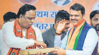 From the BJP, Chandrakant Patil and Vijaykumar Gavit are likely to make way for younger colleagues like the party’s Mumbai chief, Ashish Shelar (above). (PTI) From the BJP, Chandrakant Patil and Vijaykumar Gavit are likely to make way for younger colleagues like the party’s Mumbai chief, Ashish Shelar (above). (PTI)