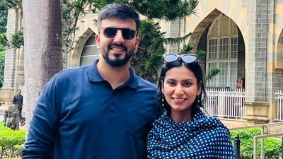 Varun Hasija and Dr Mokshda Manchanda live in a rented apartment in Mumbai’s Powai. Varun Hasija and Dr Mokshda Manchanda live in a rented apartment in Mumbai’s Powai.